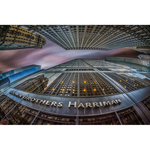 Downtown Manhattan! Black Modern Wood Framed Art Print by Abu Milad, Emil