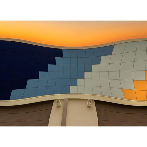 Formica White Modern Wood Framed Art Print by Stas, Marie-Anne