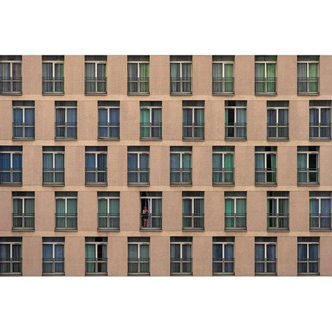 Cells Gold Ornate Wood Framed Art Print with Double Matting by Kravanja, Jure