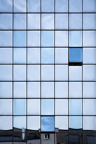 Edge of town Black Ornate Wood Framed Art Print with Double Matting by Pfeiffer, Peter