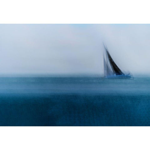 Balance Black Modern Wood Framed Art Print by Malovrh, Milan