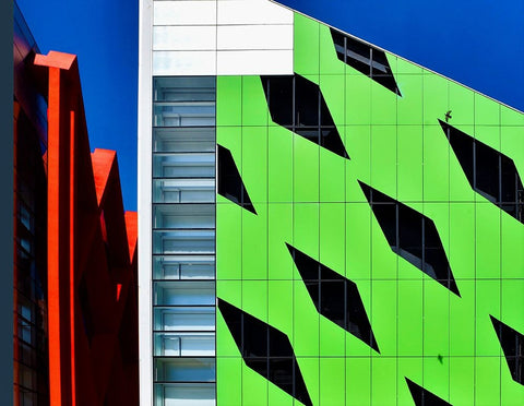 Facade - Burgos Spain Black Ornate Wood Framed Art Print with Double Matting by Orbach, Arnon