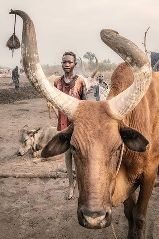 Another Life Black Ornate Wood Framed Art Print with Double Matting by Cole, Trevor