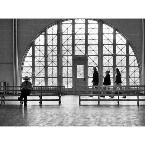 Out Of Three Comes One White Modern Wood Framed Art Print by Resch, Iris