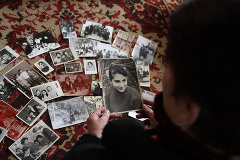 Virginity Black Ornate Wood Framed Art Print with Double Matting by Lapachi, Khatuna