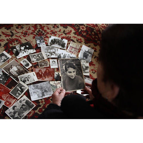 Virginity Black Modern Wood Framed Art Print by Lapachi, Khatuna