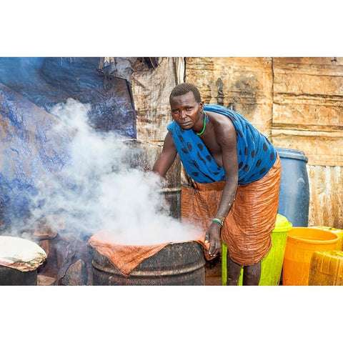 Hard Work Gold Ornate Wood Framed Art Print with Double Matting by Wiener, Iris