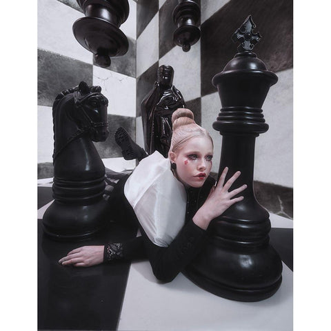 Scotch Game Gold Ornate Wood Framed Art Print with Double Matting by Hasanian, Yasin