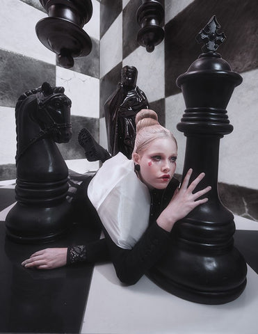 Scotch Game Black Ornate Wood Framed Art Print with Double Matting by Hasanian, Yasin