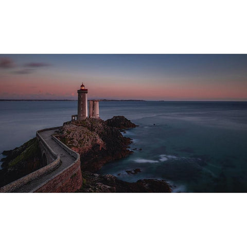 From Dusk Till Dawn Gold Ornate Wood Framed Art Print with Double Matting by Vinken, Tom