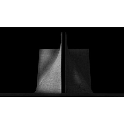 Cathedral White Modern Wood Framed Art Print by Li, Jinghua