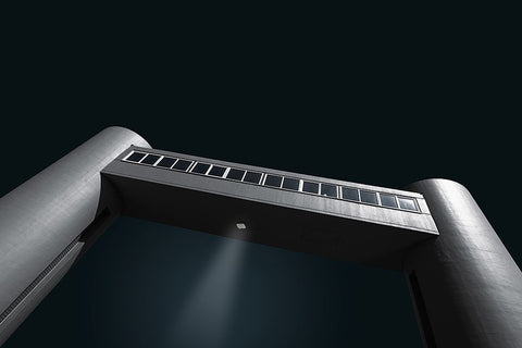 The Recognizer Black Ornate Wood Framed Art Print with Double Matting by Weber, Roland