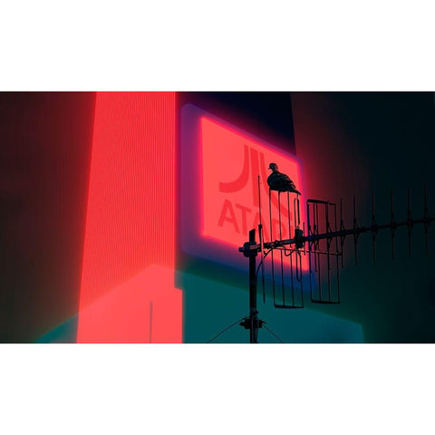 Big brother is watching you White Modern Wood Framed Art Print by Boaretto, Davide