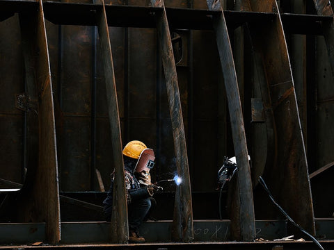 CÂ”MaÂŠUcÂ„ÂŠAeÂœO White Modern Wood Framed Art Print with Double Matting by Lingyao.Zhang