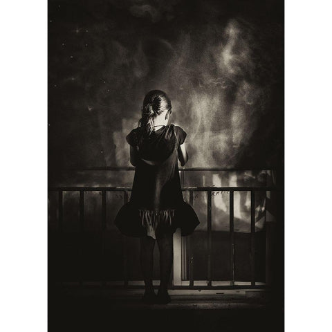 Memories Black Modern Wood Framed Art Print with Double Matting by Pansky, Rachel