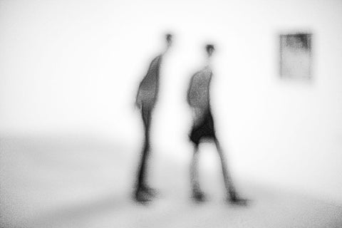 In The Art Gallery White Modern Wood Framed Art Print with Double Matting by Schleicher-Schwarz, Roswitha