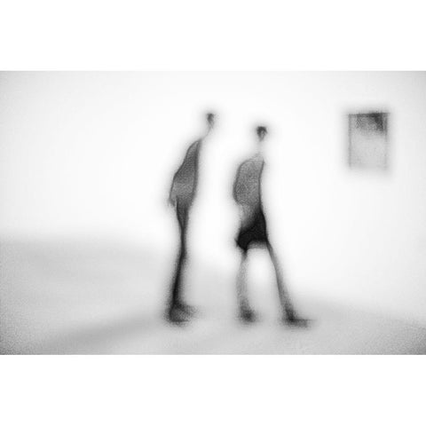 In The Art Gallery Black Modern Wood Framed Art Print with Double Matting by Schleicher-Schwarz, Roswitha