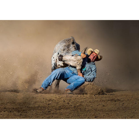 Strength Matching White Modern Wood Framed Art Print by Yu Wu, Irene