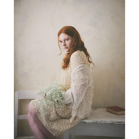 Elena Black Modern Wood Framed Art Print by Kurz, Christian