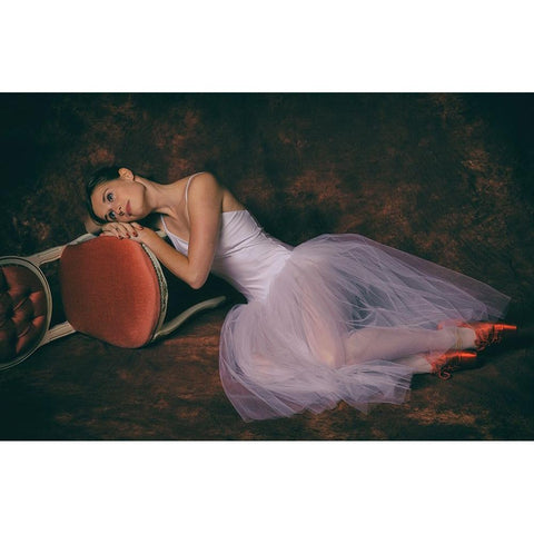 Sensuality Gold Ornate Wood Framed Art Print with Double Matting by Loipeldinger, Fritz