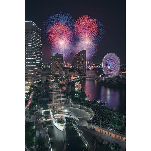 A Midsummer NightS Dream Black Modern Wood Framed Art Print by Senshu, Akemi