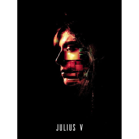 Subject N. V Black Modern Wood Framed Art Print with Double Matting by Boaretto, Davide
