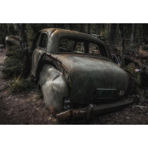 When Time Says Goodbye Black Modern Wood Framed Art Print by Pettersson, Benny