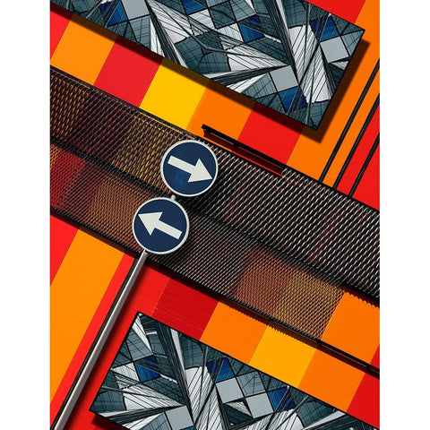 Untitled Black Modern Wood Framed Art Print with Double Matting by Buczkowski, Tomasz