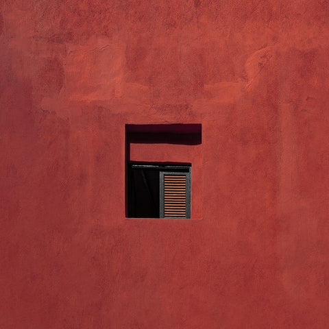 Urban Abstract Gold Ornate Wood Framed Art Print with Double Matting by Schuster, Inge