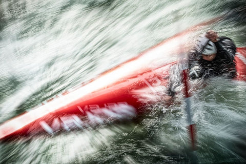 Wild Water Black Ornate Wood Framed Art Print with Double Matting by Ignac, Dusan