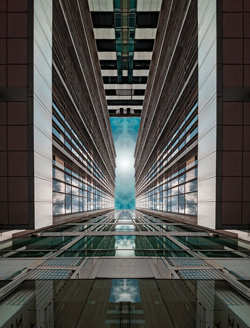 Subterfuge Black Ornate Wood Framed Art Print with Double Matting by Chiodo, David