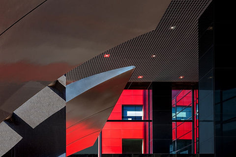 The Entrance With View On Neighbour Black Ornate Wood Framed Art Print with Double Matting by Luycx, Theo