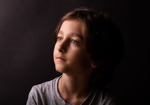 Mihai Black Ornate Wood Framed Art Print with Double Matting by Watkins, Carmen