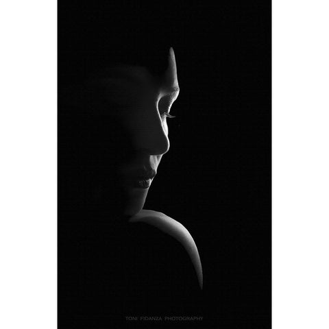 Essence White Modern Wood Framed Art Print by Fidanza, Toni