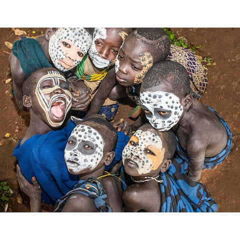 Having Fun Gold Ornate Wood Framed Art Print with Double Matting by Wiener, Iris