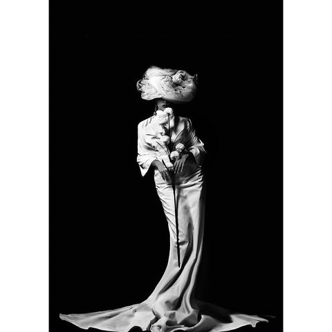 Beyond The Darkness Gold Ornate Wood Framed Art Print with Double Matting by Taghipour, Marjan