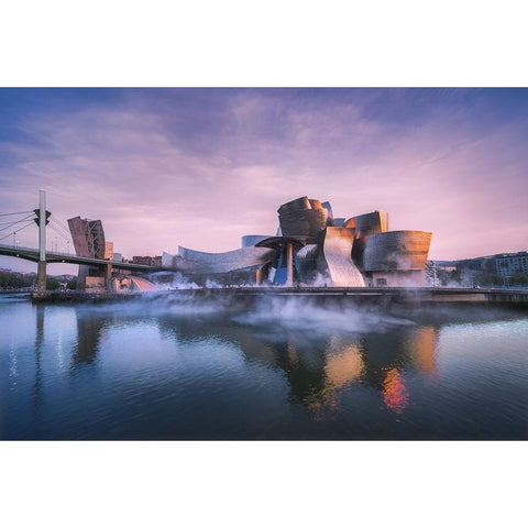 Steamers Black Modern Wood Framed Art Print with Double Matting by Concepcion Alvarado, Jesus