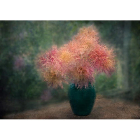 Indian Summer Black Modern Wood Framed Art Print with Double Matting by Holmstrom, Katarina