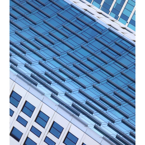 Blue Sky At Morning Black Modern Wood Framed Art Print with Double Matting by Wechsler, Robin