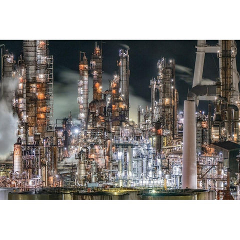 Untitled Black Modern Wood Framed Art Print with Double Matting by Tetsurou, Kobayashi