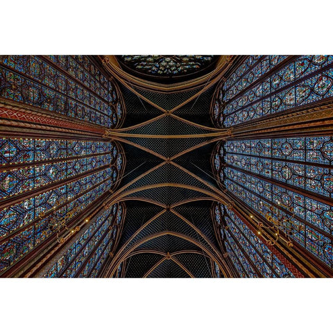 Chapel Black Modern Wood Framed Art Print by Marin, Rodrigo