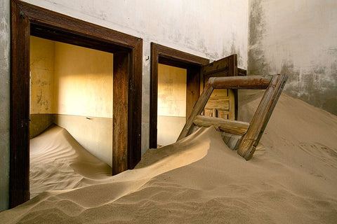 once upon a time White Modern Wood Framed Art Print with Double Matting by Wiener, Iris