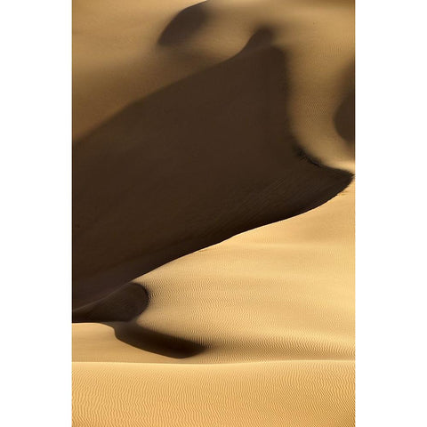 Desert Black Modern Wood Framed Art Print by Karimi, Arash