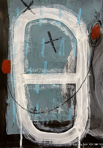 Fresh Start 1 Black Modern Wood Framed Art Print by Raposo, Afranio