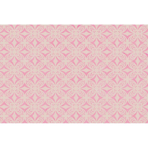 Pastel Symmetrical Pattern White Modern Wood Framed Art Print by Treechild