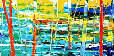 Nature City Black Ornate Wood Framed Art Print with Double Matting by Belickiene, Julija