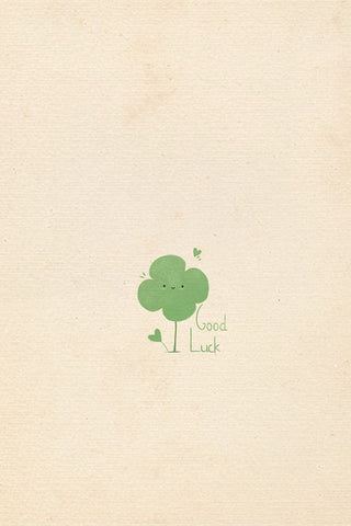 Good luck Black Modern Wood Framed Art Print by Thai, Xuan