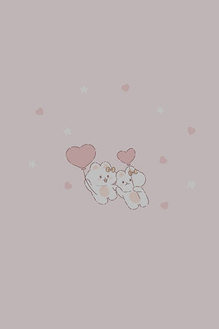 Kawaii Bunny Black Ornate Wood Framed Art Print with Double Matting by Thai, Xuan