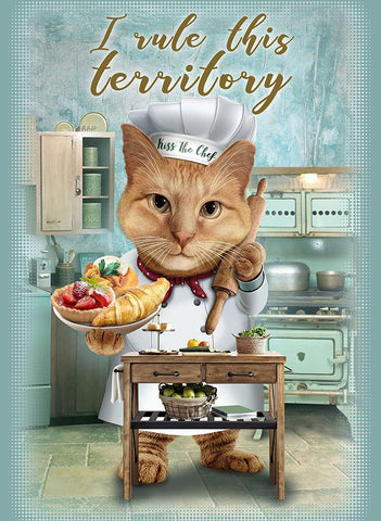 My Territory Black Ornate Wood Framed Art Print with Double Matting by Lawless, Adam