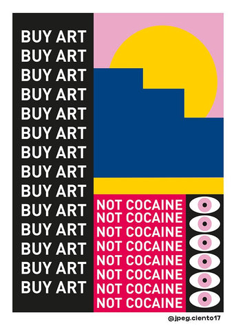 BUY ART White Modern Wood Framed Art Print with Double Matting by Ortiz, Sergio